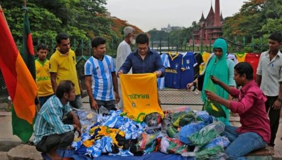 Bangladesh vive con pasión la rivalidad entre Brasil y Argentina. (Foto: Getty Images)