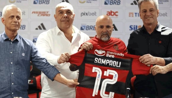 Lugano disparó contra Sampaoli, que recientemente fue oficializado en el 'Mengao'. (Foto: Flamengo)