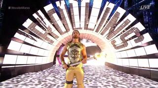 Seth Rollins 'incendió' el ring de WrestleMania 33 antes de enfrentar a Triple H