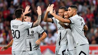 Con goles de Messi, Neymar y Mbappé: PSG gana, gusta y golea por 7-1 a Lille