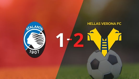 A Hellas Verona le alcanzó con un gol para vencer por 2 a 1 a Atalanta