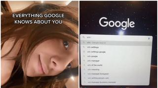 Una tiktoker te enseña con un video viral toda la información que Google almacena sobre ti