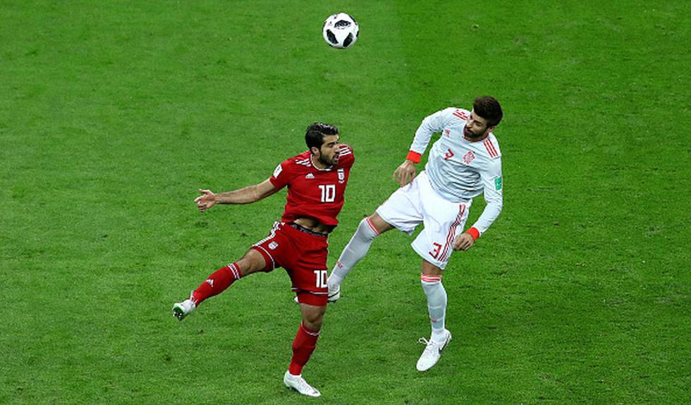 Irán vs. España en Kazán por la fecha 2 del Mundial Rusia 2018. (Foto: Getty Images)