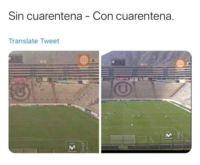Los memes que dejó el anuncio de Martín Vizcarra sobre el retorno del fútbol. (Captura)