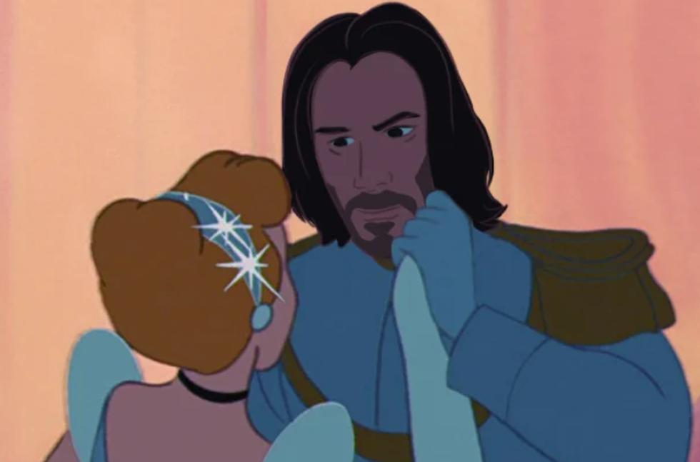 Keanu Reeves como príncipe de Disney: así se vería el actor de John Wick en las películas animadas (Fotos: Crystal Ro | Disney)