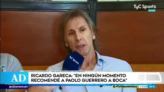Ricardo Gareca se pronunció sobre la recomendación de Paolo Guerrero a Boca Juniors