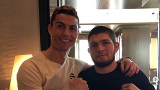 “Felicitaciones hermano”: Cristiano Ronaldo y su emotivo mensaje a Khabib tras disputar su última pelea