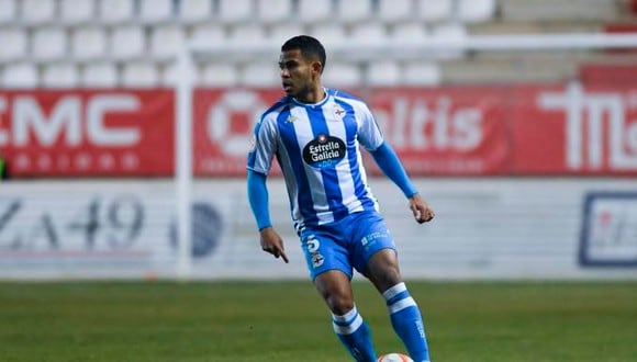 Juergen Elitim destaca con 12 asistencias en la Tercera División de España. (Foto: Deportivo La Coruña)