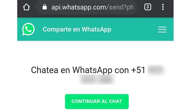 De esta manera podrás enviar mensajes a todo el mundo sin necesidad de agregar su número a WhatsApp. (Foto: MAG)