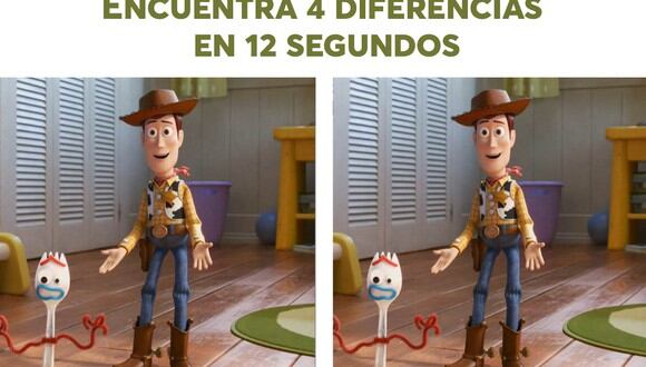 DESAFÍO VISUAL | Adéntrate en el mundo de Toy Story y demuestra tus habilidades visuales encontrando 4 diferencias en las imágenes en tan solo 12 segundos | Super Quiz | @Disney