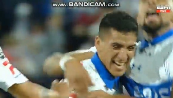 El golazo de Núñez en el U. Católica vs. Sporting Cristal. (Captura)