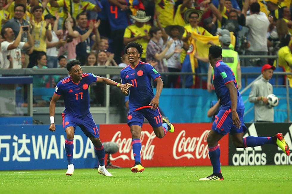 Colombia venció 3-0 a Polonia por el Mundial Rusia 2018. (Getty)