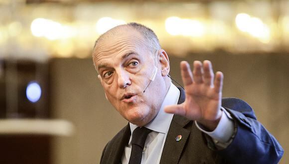 Javier Tebas, presidente de LaLiga envía un dura carta contra Florentino Pérez. (Foto: Getty Images)