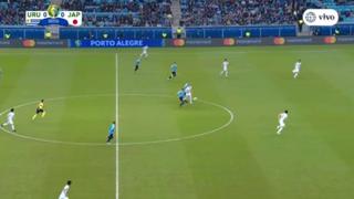 Por poco se termina la Copa América: Luis Suárez casi marca golazo desde mediacancha a Japón [VIDEO]