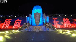 League of Legends: un nexo de tamaño real se alza en China a horas del inicio de Worlds 2020