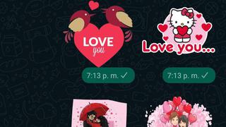 Así puedes obtener las mejores pegatinas de WhatsApp por el Día de San Valentín