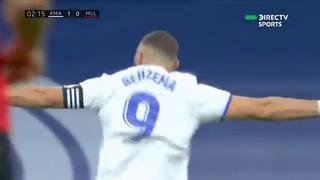 No podía ser otro: Benzema ‘madruga’ y marca el 1-0 del Real Madrid vs Mallorca [VIDEO]