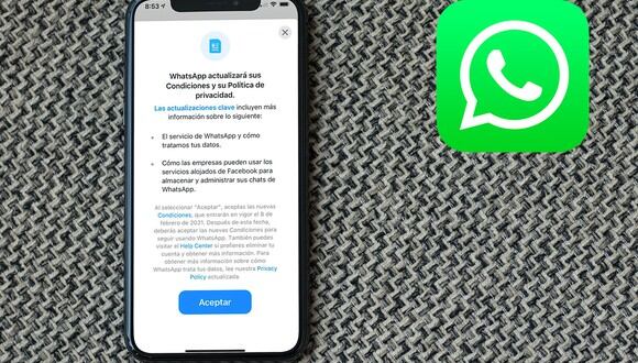 Este es el resumen de todas las nuevas condiciones que implementará WhatsApp el 15 de mayo. (Foto: Mockup)