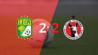 León y Tijuana igualaron por 2 en un vibrante partido