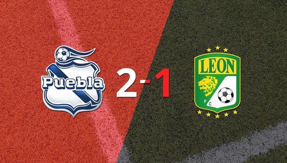 Puebla logra 3 puntos al vencer de local a León 2-1