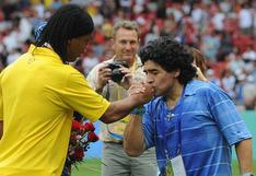 Lo quiere en La Plata: Maradona sueña con dirigir a Ronaldinho en Gimnasia