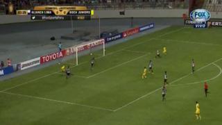 Alianza Lima: Miguel Araujo evitó el que pudo ser el primer gol de Boca Juniors [VIDEO]