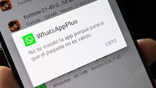 WhatsApp Plus: cómo solucionar “No se instaló la app”