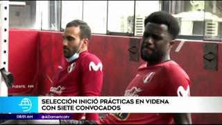 Selección peruana inició entrenamientos en Videna con miras a los encuentros por Eliminatorias