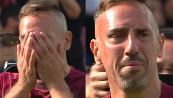 Franck Ribery lloró en su despedida del fútbol. (Foto: Serie A)