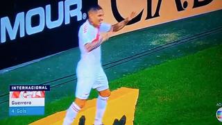 ¡El 'Depredador' está de vuelta! Paolo Guerrero anotó el 1-0 del Internacional-Bahía por el Brasileirao [VIDEO]