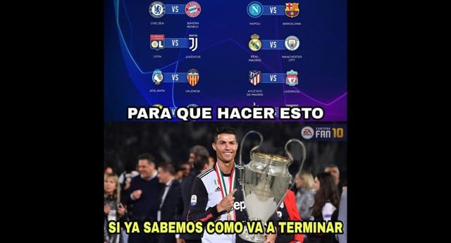Los mejores memes que dejó el regreso de la Champions League. (Foto: Facebook)