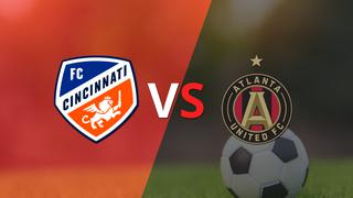 Termina el primer tiempo con una victoria para FC Cincinnati vs Atlanta United por 2-1
