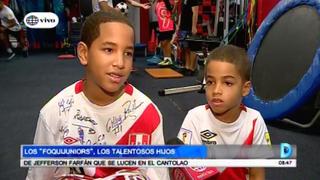 Jefferson Farfán: así entrenan sus hijos Adriano y Jeremy para seguir sus pasos [VIDEO]