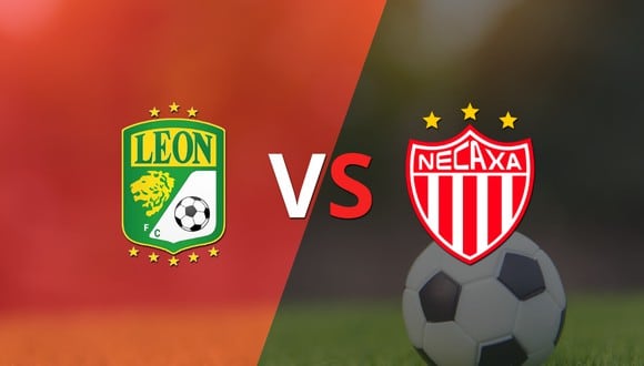 Termina el primer tiempo con una victoria para León vs Necaxa por 1-0
