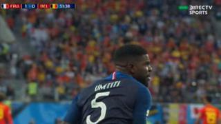 No lo frenaron: Umtiti marcó y Francia celebra [VIDEO]