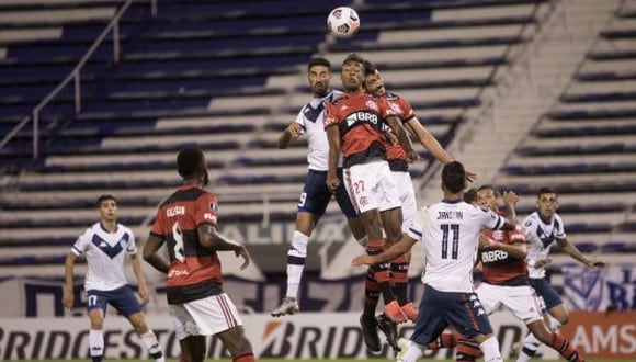 Flamengo derrotó por 3-2 a Vélez en la Copa Libertadores 2021. (Foto: Twitter)