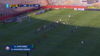 Universitario: Arquímedes Figuera dejó el campo por lesión a los 20 minutos [VIDEO]