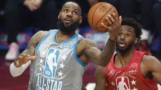 ¡Con triple del ‘King’! Team LeBron venció 163-160 al Team Durant en el NBA All Star Game 2022