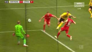 Tras genial taco de Hazard: golazo de Reus para el 1-0 de Dortmund vs. RB Leipzig [VIDEO]