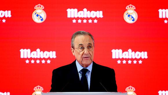 Florentino Pérez fue reelegido hasta el 2025 como presidente del Real Madrid. (Getty)