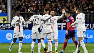 Neymar, Mbappé y Messi se divirtieron: PSG goleó 6-1 al Clermont por la Ligue 1