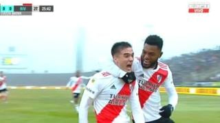 Los goles Palavecino y Lucas Beltrán para el 2-0 de River vs. Aldosivi [VIDEO]