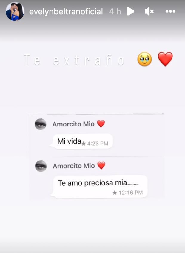 Los mensajes de amor de Toni Costa a su pareja (Foto: Evelyn Beltrán / Captura de Instagram)