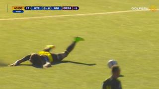 Universitario de Deportes: La estrepitosa caída de Gino Guerrero que pudo terminar en gol de UTC