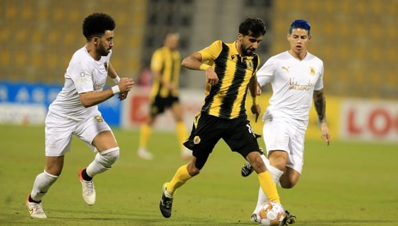 James Rodríguez sumó minutos en la derrota por 1-0 del Al Rayyan en manos del Qatar SC por la fecha 10 de la Qatar Stars League. (Foto: Qatar Stars League / Twitter)