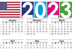 Calendario 2023 en USA: revisa cuáles son los días en los que no trabajarás este año