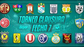 Torneo Clausura: día, hora y canal de la fecha 7 del campeonato peruano