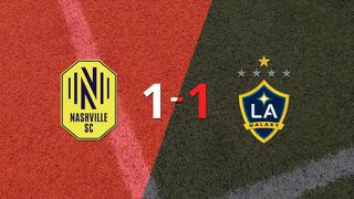 Nashville SC no pudo en casa ante LA Galaxy y empataron 1-1 