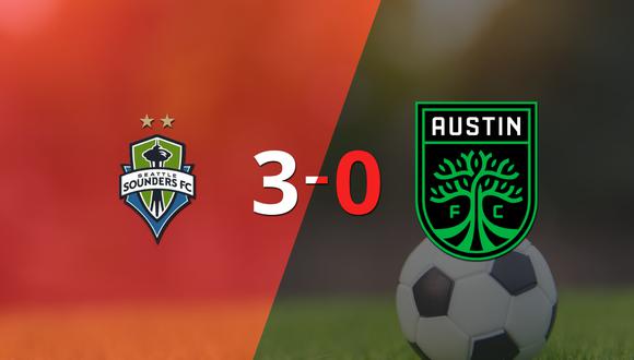 Raúl Ruidíaz impulsó la victoria de Seattle Sounders frente a Austin FC con dos goles 