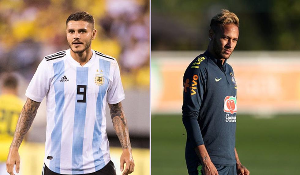 Las alineaciones de Argentina y Brasil para el ‘Clásico’ sudamericano. (Foto: Getty Images)